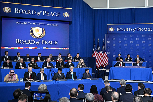 Inaugural Meeting Board of Peace (BoP)